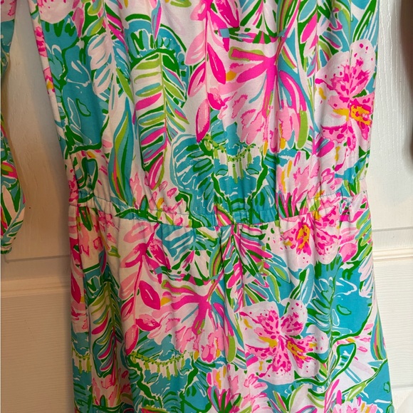 Lilly Pulitzer Lana Skort Romper Pop Up Lilly of the Jungle Floral Stretch XS - Picture 8 of 13